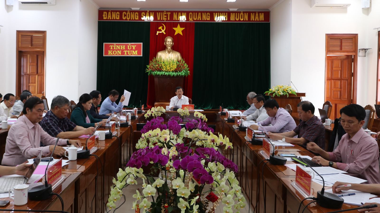 Họp rà soát nhiệm vụ tổ chức các hoạt động kỷ niệm 110 năm Ngày thành lập tỉnh Kon Tum