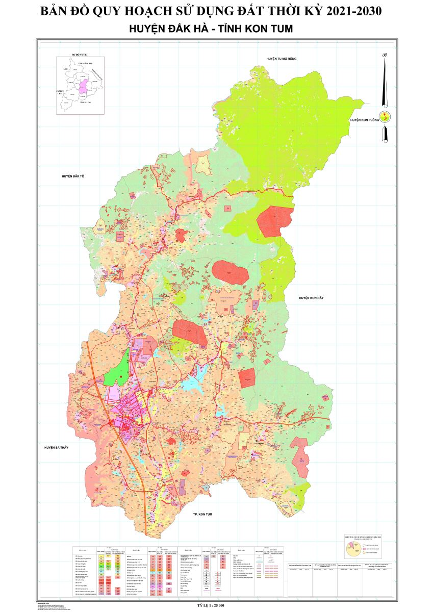 Quy hoạch sử dụng đất huyện Đăk Hà đang được cập nhật cho giai đoạn 2021-